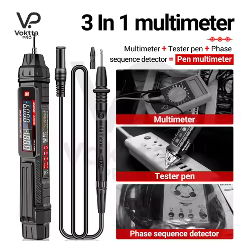 ANENG A3005 Digital Multimeter Pen Type 4000 Counts Professional Meter Non-Contact Auto AC/DC Voltag