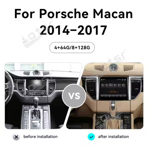 8.4''For Porsche Macan 2014-2017 GPS Style Touch Car Screen Navigation Apple Carplay Car Radio DSP B