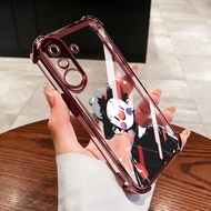 YBD Clear Phone Case For Redmi 15 4G 5G Full Protective Caing with Funny Clown Pattern