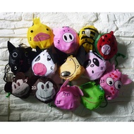 HX018 animal foldable reusable shopping bag 38x52 cm