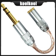 Kool 5 9inch 6 35mm Male to 4 4mm Female  Resolution Headphone Adapter Cord Wire