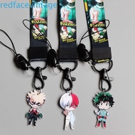 REDFACEVINTAGE My Hero Academia Phone Pendant Keychain Cord Webbing Hang Rope Maleficent Neck Strap Certificate Lanyard ID Card Badge Holder Mobile Phone Straps