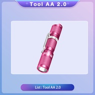 Super Bright Mini Torch AA battery Flashlights Portable Outdoor Light Colorful Flashlight Red Pink G