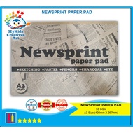 NEWSPRINT DRAWING  PAPER PAD 55GSM