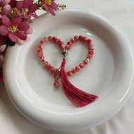 Prayer glass beads. Glass pearl prayer beads