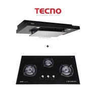 Tecno TCH929DP BK/SS + T3388TGSV Hob Hood Package Offer