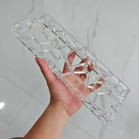 GH60 Keyboard Case High Hardness Hollow Transparent Out PC Shell for Holy60/MAD60/Wooting60/win60 Cu