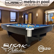 FAT- [DIJUAL] MURREY METRO-21 STD 9 FT SLATE POOL TABLE MEJA BILLIARD