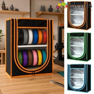 GLENES 3D Printer Filament Storage Rack, Dual Tier Sealed Filament Storage Holder, Dustproof Viewabl