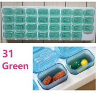 EngHong Pill Box 7day Pill Box 7days Pill Medicina Case 31day Medicine Box 28 Pill Box 药剂盒 Jewelry B