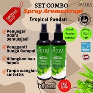 2 For RM 54 Pandan Aromatheraphy Multipurpose| Spray Spray Aromaterapi Bunga Rampai