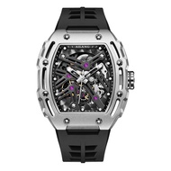 Spike Ready Stock 2023 New Style Elang Watch Richard Barrel Men's Watch Hollow Automatic Mechanical 