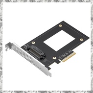 [I O J E] U. 2 to PCIe 4.0 X4 Adapter Card 7000Mbps for 2.5 Inch SSD Expansion  SFF-8639 Connector S
