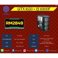 RUFIS Custom Gaming PC Package (INTEL i3 10100F / GTX 1650 / 16GB RAM / 240GB SSD)