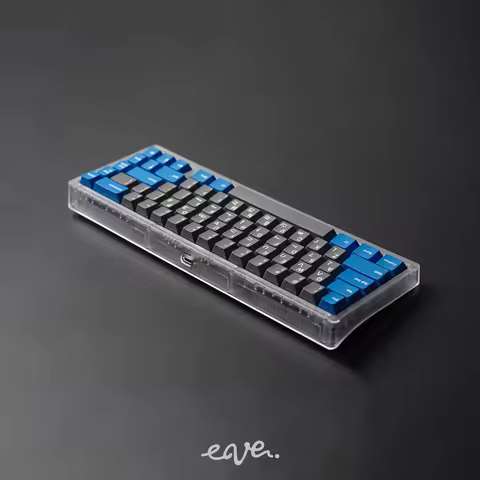 Keebox Swagkeys EAVE65 PC Injection Molding Case Mechanical Keyboard Kit Barebone Underglow PCB 65 L