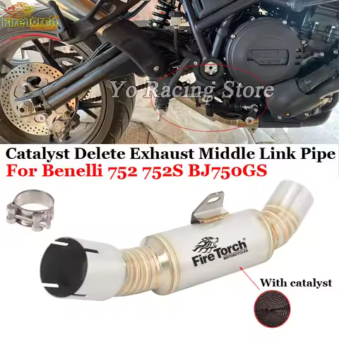 Slip On For Benelli 752 752S BJ750GS BJ752 Motorcycle Exhaust Escape System Modifide Stainless Steel