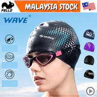 Adult Unisex Silicon Swim Men Woman Swimming Cap Head Cover Dewasa Topi Renang Cap Mandi大成人硅胶泳帽PU