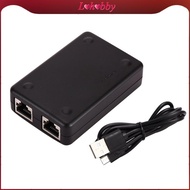 [Lohobby] Out  Lan Hub Network  Ethernet Internet Adapter Hub Splitter (for Computer) Black New