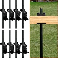 T-Post Bracket Hanger, T Post Target Mount，AR500 Steel Target Bracket (8)