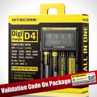 【Limited Time Discount】 Nitecore D4 D2 New I4 I2 Digicharger LCD Intelligent Circuitry Global Insura