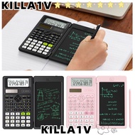 KILLA1V Writing Tablet Math Calculator, 2-Line Display 82MS 240 Function 82MS Scientific Calculator,
