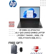HP OMEN 16-Xf0027AX 16.1" QHD 240Hz Gaming Laptop