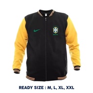 [Promo] Jaket Brazil Baseball Brasil Footbal Varsity Zipper