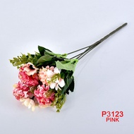 FA Flower Addict Bunga Mawar Dekorasi Bahan Plastik (1 Buket 10Kuntum Bunga) P3123