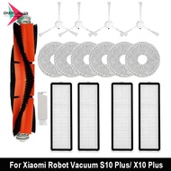 16PCS Vaccum Cleaner Spare Parts For Xiao-mi Robot Vacuum X10 Plus /S10+ Plus  L10s Ultra Parts Acce