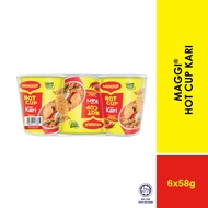MAGGI� Hot Cup Curry 58g x 6 Cups (Halal)