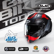 HJC i91 Carst MC1 Modular Helmet | Flip-Up | ECE 22.06 Certified | Sun Visor | Bluetooth Ready