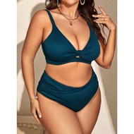 Plus Size Two Piece Swimsuit Bikini Set 2XL