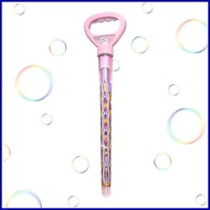 Bubble Wand for Toddler Bubble Blower Smiling Face Stick 5-Claw 32-Hole Interactive Toys Party Games