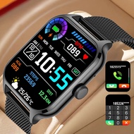 นาฬิกาสุขภาพ New Women Smartwatch Bluetooth Call HR Blood Oxygen Fitness Tracker Sport Smart Watch Women Men for IOS Androird Xiaomi