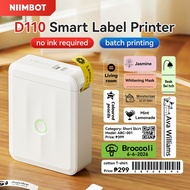 Niimbot D110 Label Printer Portable Name Sticker  Printer Labek Maker Machine,Suitable For Name Tag 