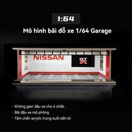 Tomica Parking Lot Diorama 1:64 Dustproof Design Parking Lot Static Parking Lot Model Exchange Gift