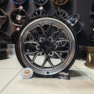 [1PC] New Sport Rim 4X4 18inch LENSO Project D Pro-Street PZF 18X9JJ ET20 6H139.7 BKMA