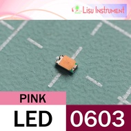 MERAH 0603 Single Color LED SMD SMT PINK-PINK