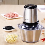 Blender daging stainless 2 liter serbaguna Penggiling Daging cooper Penghalus Bumbu Sayuran