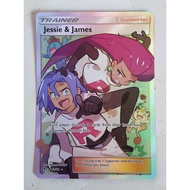 Pokemon jessie and james full art trainer supporter hidden fates card