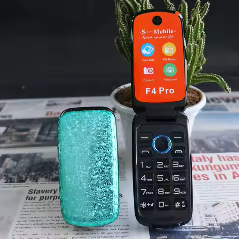 Mini Flip Cute Cellphone Pocket Size GSM 2G Dual Sim Thin Speed Dial 1.8" Display Portable Clamshell