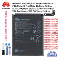 Orginal HW Baery For HW P10/P20/P30 Pro/P40/P40 Pro/P30/Mate20 Pro/Mate 10/Mate 10 Pro/Mate 20X/Mate 30/Mate 30 Pro