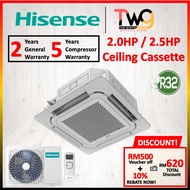 [FREE SHIPPING] Hisense 2hp / 2.5hp / 3.5HP R32 Ceiling Cassette Type Air Conditioner Aircond AUC20Q