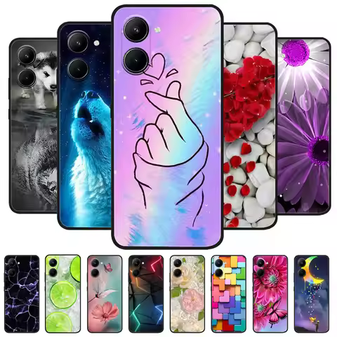 For Realme C33 Case C 33 6.5 Inch RMX3624 Luxury Animal Painted Phone Case Realme C33 Shockproof Cov
