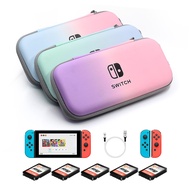 For Nintendo Switch Protective Storage Bag Macaron Nintendo Switch NS Carry Case Cover Portable Travel Hard Case