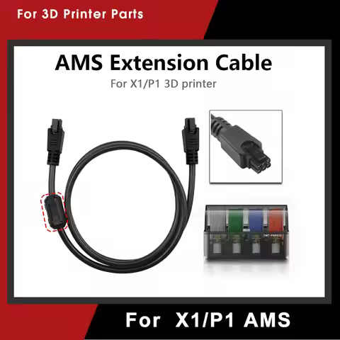1M /2Meter X1/P1/H2D Series 6pin Data Cable AMS HUB Connection AMS For Bambulance lab X1C P1S P1P H2
