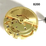 Replacement 8200 Mechanical Watch Movement 21 Jewels Dual Calendar