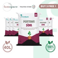 [Buy 5 Get 1 Free] FS - Green Spade - Organic Potting Soil 40L