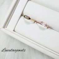 S925 Natural Gemstone Adjustable Rings