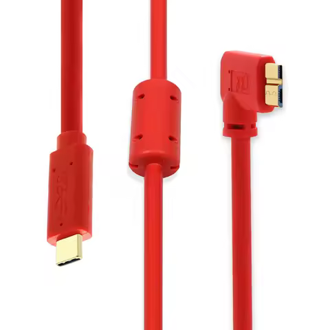 5m USB-C to Micro-B 3.0 Tethering Cable with Booster for Canon 5D Mark IV 5DSR 1DX2 Nikon D850 D5 Ca